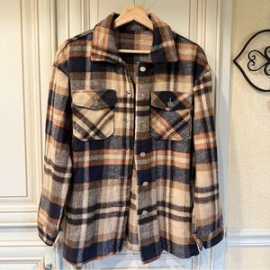 Button Down Shacket • Boutique